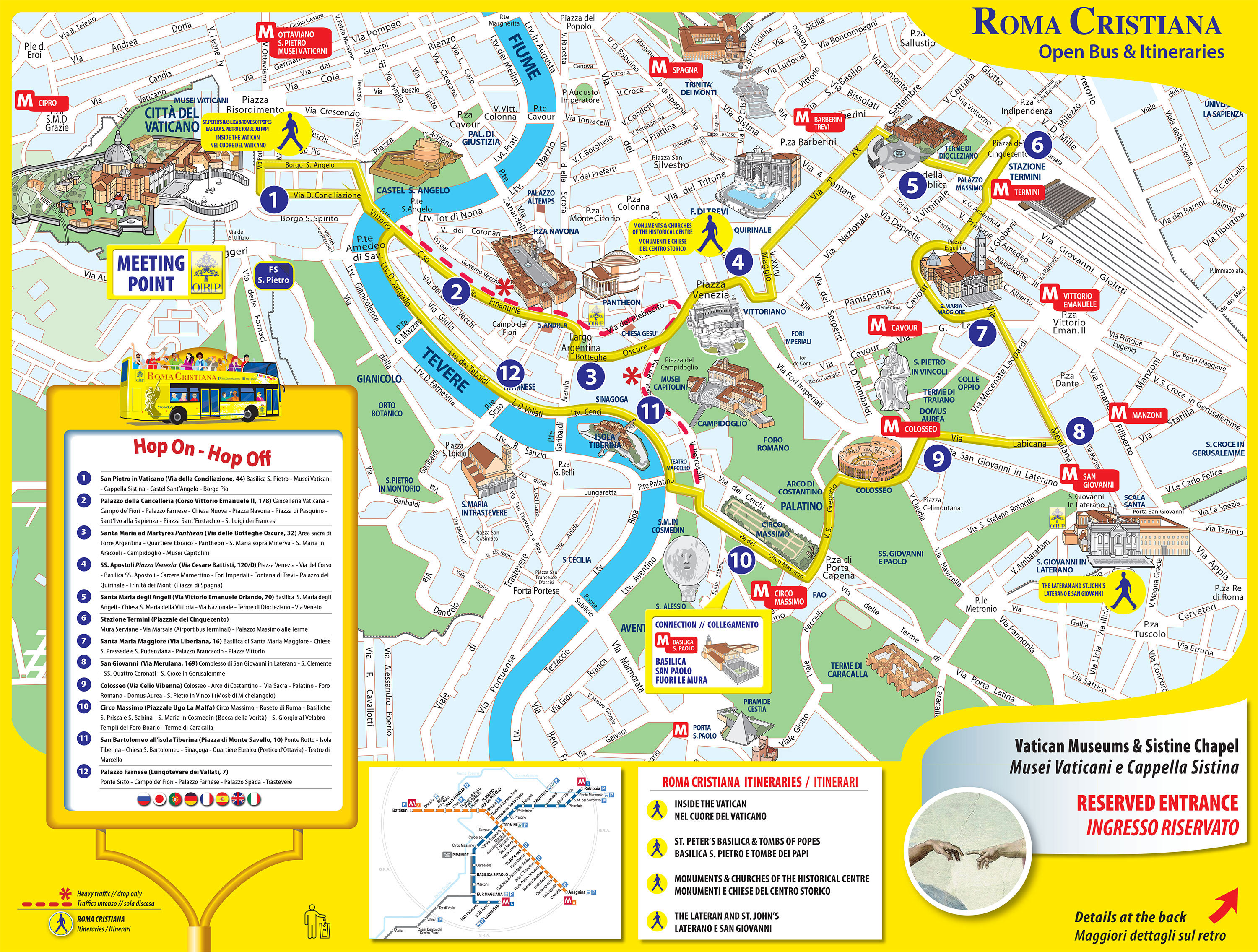 mapa turistico roma pdf Mappa e cartina turistica di Roma : monumenti e tour